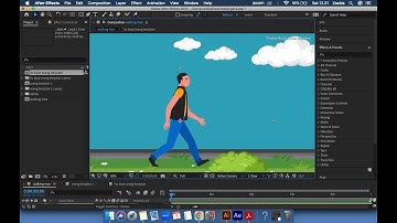 DASAR ANIMASI ORANG BERJALAN - ADOBE AFTER EFFECT -