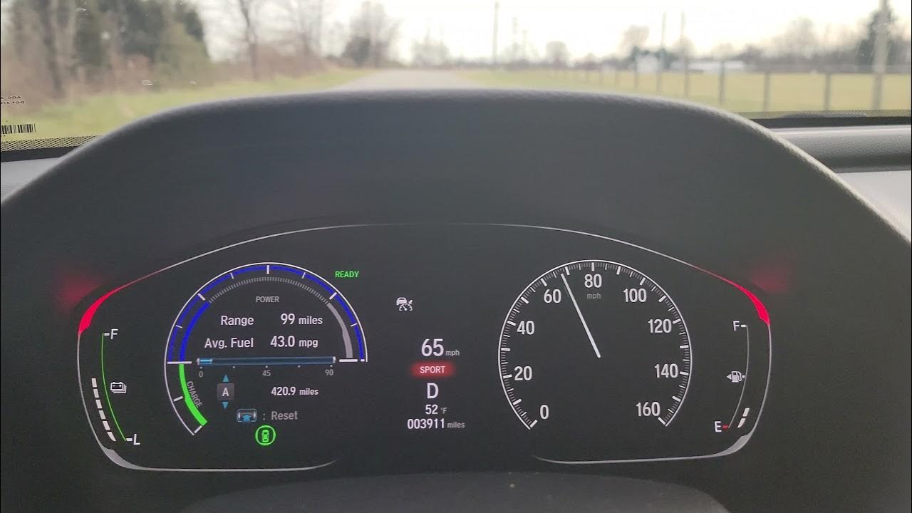 2021 Honda Accord Hybrid 0-60 Acceleration - YouTube