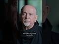 "Face the Wall, looking directly in the face of death. A nice cheerful subject.” - pg #petergabriel