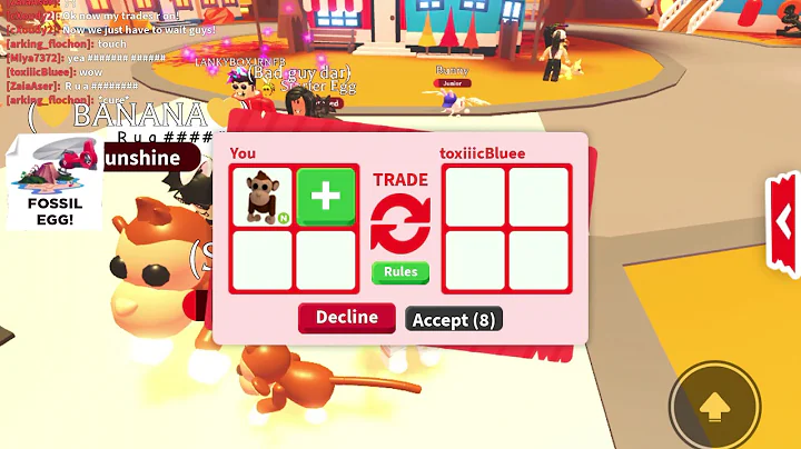 Looking after my neon monkey in adopt me! -Lesley ...