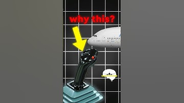 The reason Airbus uses the sidestick. #shorts #aviation #avgeek #airbus