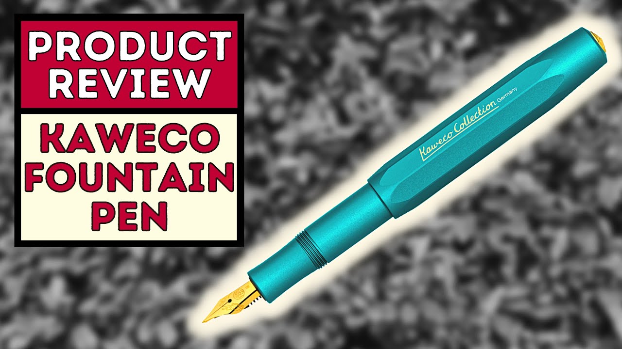 THE PERFECT TRAVEL FOUNTAIN PEN KAWECO SPORT IGUANA BLUE FOUNTAIN PEN