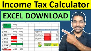 Income Tax Calculator FY 2022-23 Excel DOWNLOAD (AY 2023-24) screenshot 4