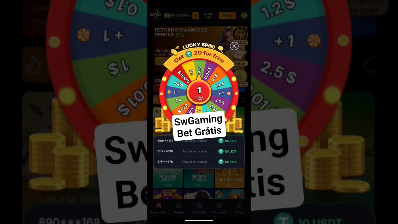 SWGAMING USDT e $SWC Grátis vídeo completo no perfil