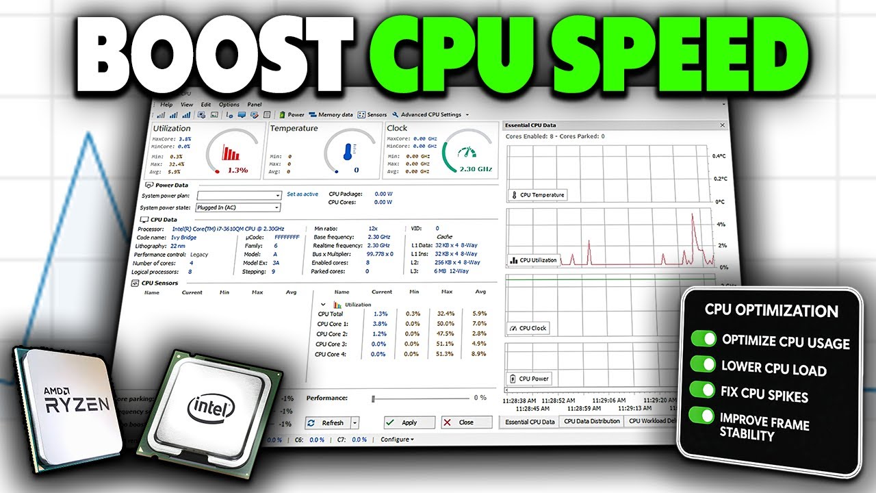 Boost CPU Performance 300% | Fix Lag & FPS Drops in Games - YouTube