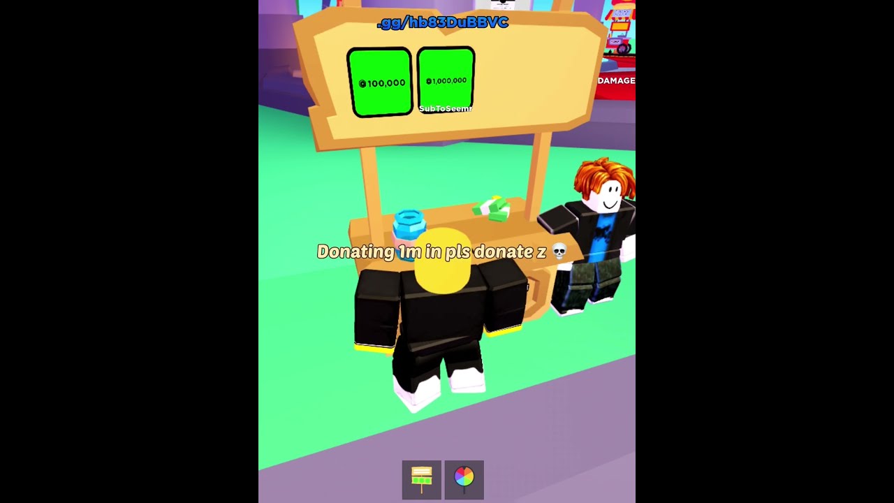 Donating 1m In Pls Donate Z 