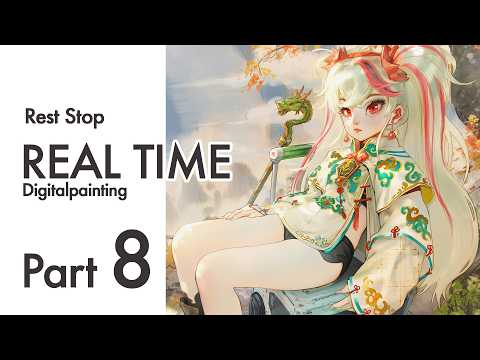 Rest Stop RealTime part 08 [Digital Painting]