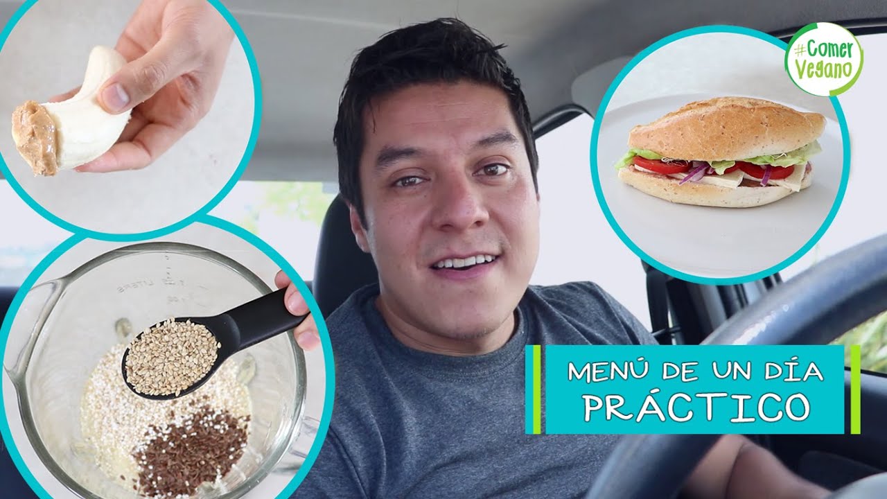 LO QUE COMO EN UN DÍA PRÁCTICO Y SIN COCINAR | Comer Vegano