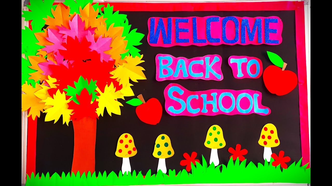 Welcome back to school bulletin board ideas /Welcome back school ...