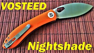 Сгъваем нож Vosteed Nightshade knife review