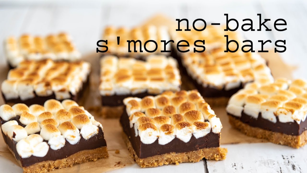 No-Bake S'mores Bars | traybakes & more