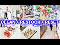 New clean with me organize  house restock reset  cleaning motivation decluttering jamies journey