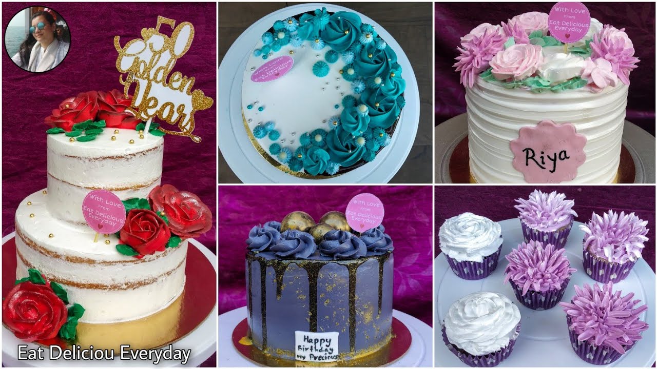 Simple Whipped Cream Cake Ideas Begginer Friendly Cake Decorating