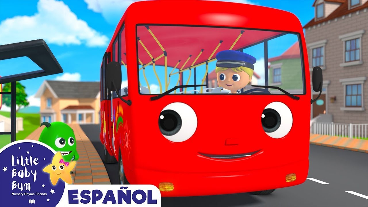 Canciones Infantiles | Autobuses de Colores | Dibujos Animados | Little  Baby Bum en Español - YouTube