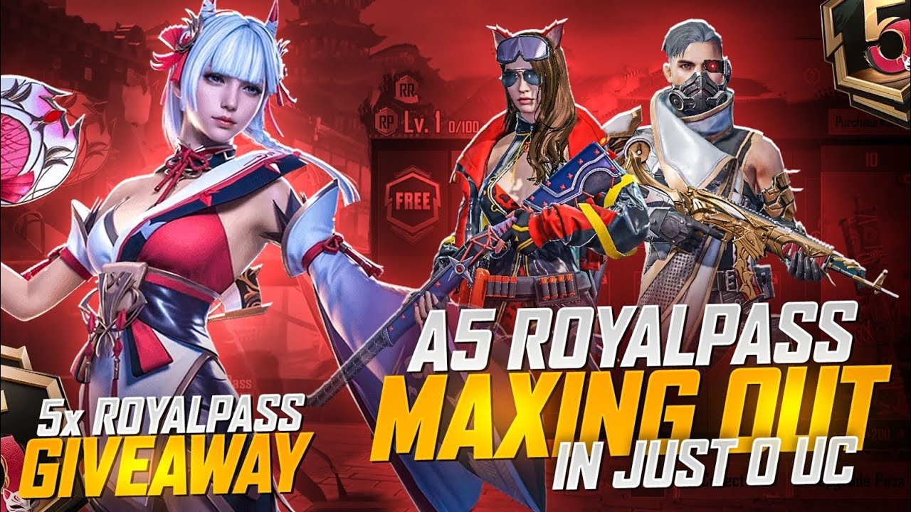 a5-royal-pass-maxed-out-5-royal-pass-giveaway-pubg-mobile