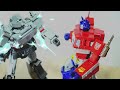 Transformers Optimus Prime Vs Megatron stop motion test