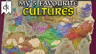 My MOST Favourite 5 Cultures in Crusader Kings 3 (Bonus video)