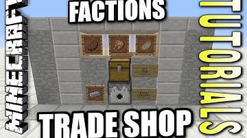 Minecraft PS4 - FACTIONS TRADE SHOP - How To - Tutorial ( PS3 / XBOX ) WII