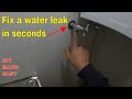 How to fix leaking dripping tap - washing machine washer