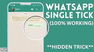 How To Show One Tick On WhatsApp For Android | WhatsApp Single Tick Only (100% Only Working Trick)