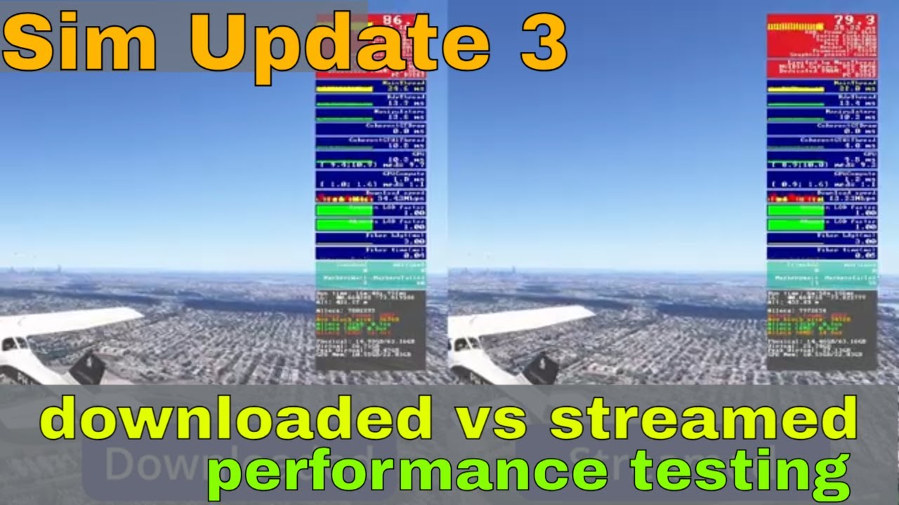 I tested MSFS 2024: downloaded vs streamed content. Some of the results surprised me... 🤯