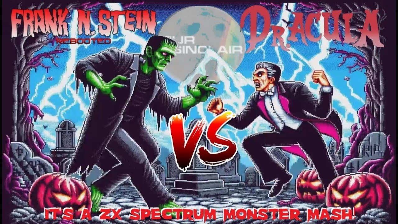 Frank N Stein VERSUS Dr. Acula! It's a Halloween ZX Spectrum