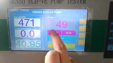 Denso ECD V3,V4,V5 new PUMP TESTER TESTING