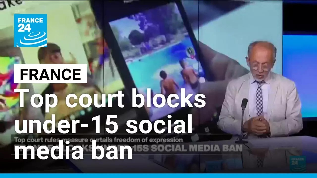 France blocks under 15 social media ban • FRANCE 24 English