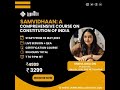 Samvidhan 101: An Orientation Session with Constitutional Expert Ms. Sneha Dhillon | Legalstix Talks