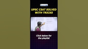 CSAT Comprehension Tricks (Solved UPSC CSAT questions without reading passage #upsc #csat #shorts 72