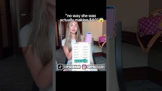 $40 is crazy😱💫 #sophierain #podcast #clips #trending #viralvideo #interview