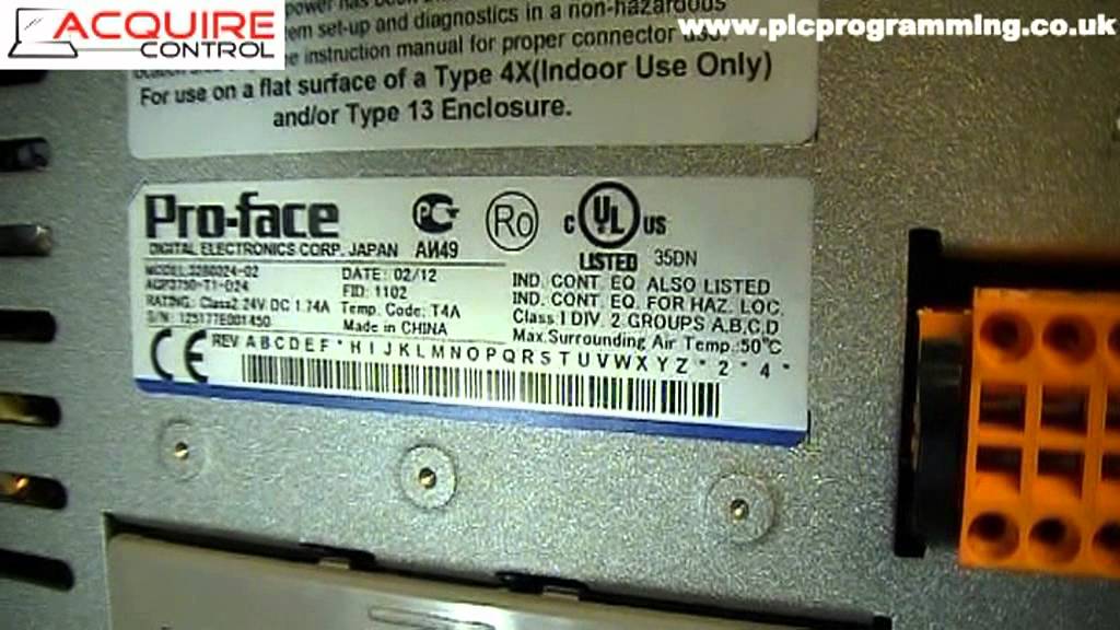 Proface AGP3750-T1-D24 HMI