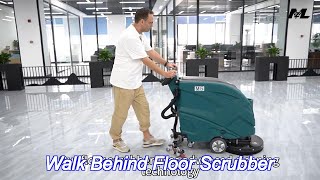 800mm squeegee compact walk behind floor scrubber stripping machine for marble washing