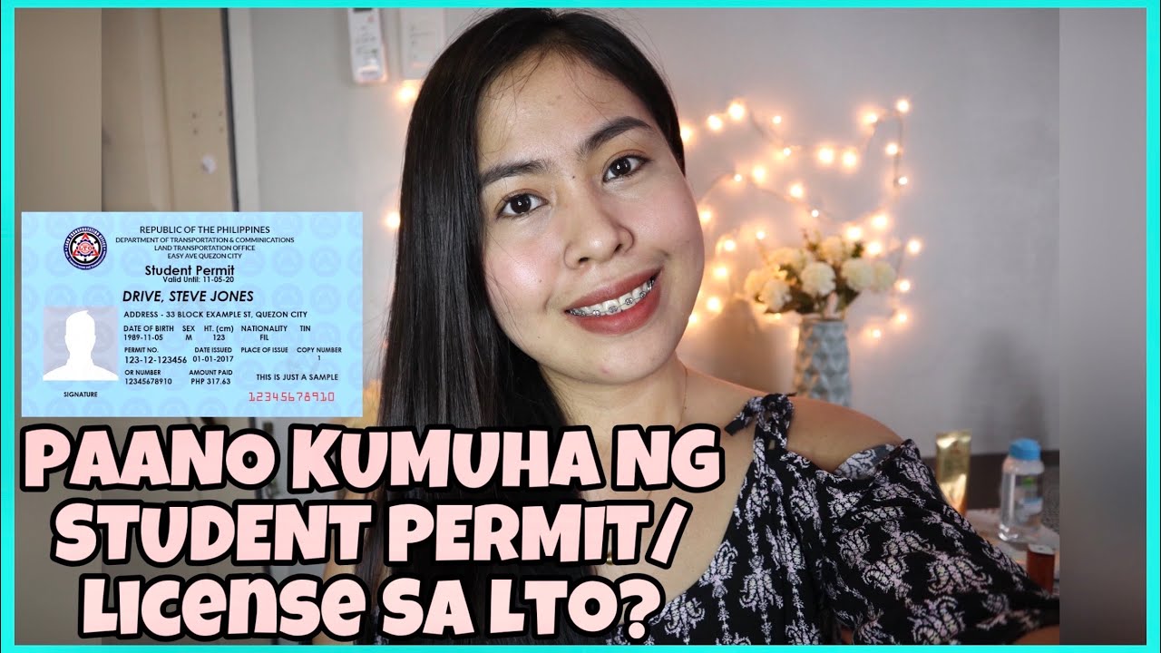 PAANO KUMUHA NG STUDENT LICENSE SA LTO? - YouTube