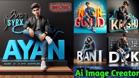 Create Viral Animation Character with 3D Names Images | Bing Ai | Bing image creator tutorial FREE