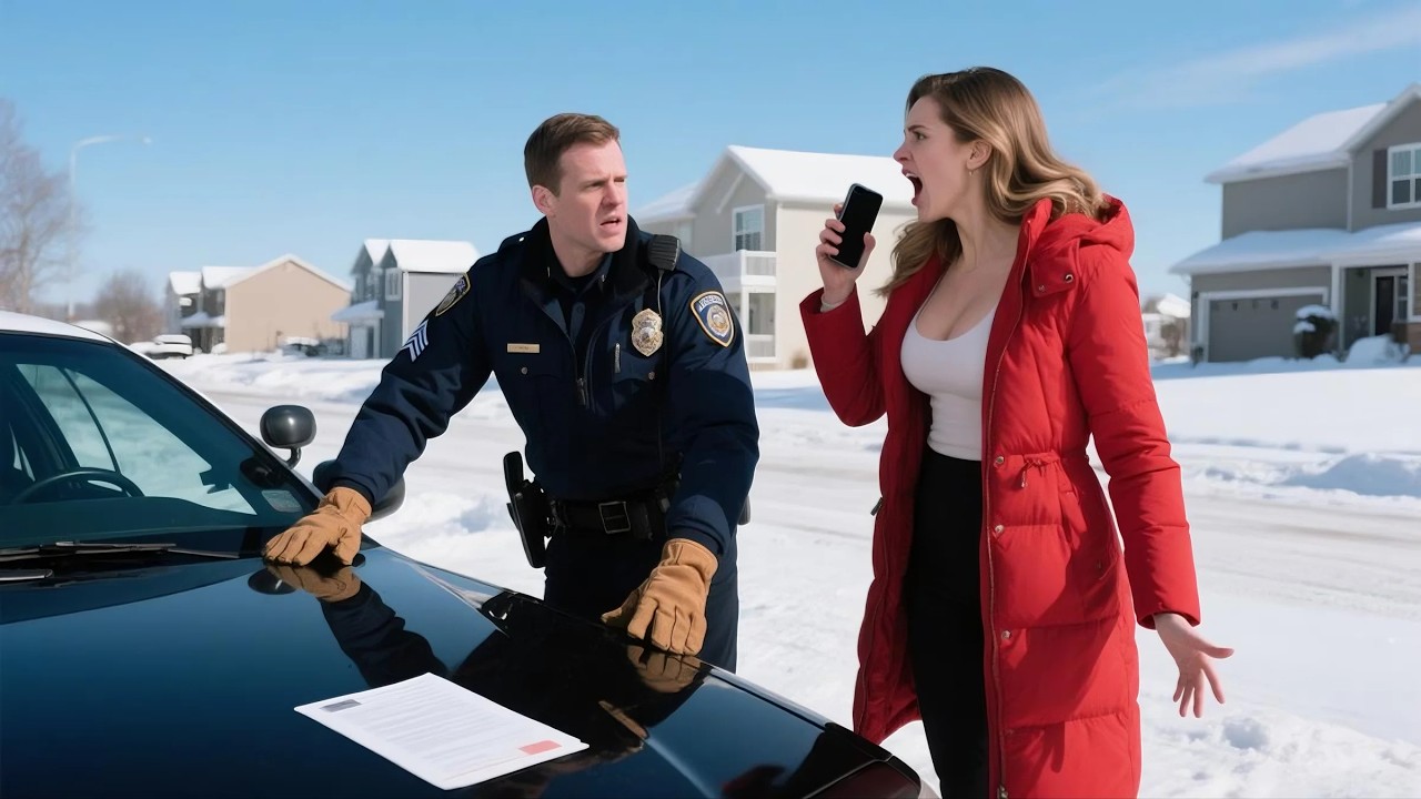 HOA Karen Called Cops On My Snow Chains, Panicked At My Emergency Vehicle Plates!
