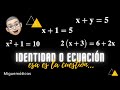 Igualdad, Identidad y Ecuación