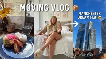 MOVE TO MANCHESTER WITH ME! Moving Vlog (My dream flat!!)