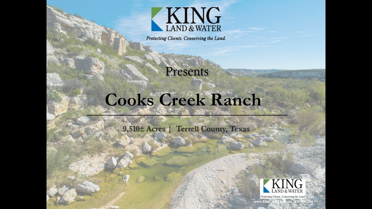 Cooks Creek Ranch, 9,510± Acres , Terrell County, TX YouTube