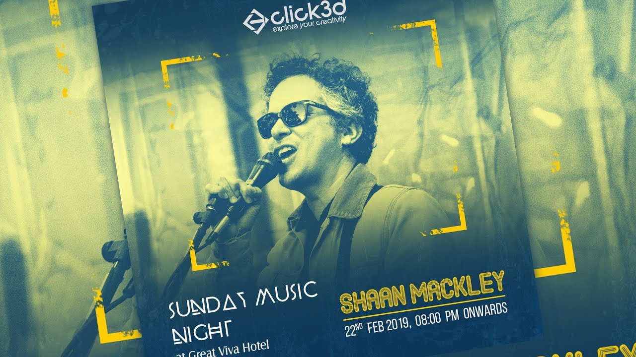 Music Concert Poster Design Tutorial YouTube