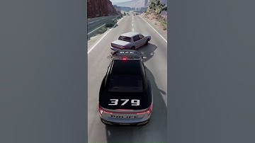 Satisfying PIT maneuver on fleeing car