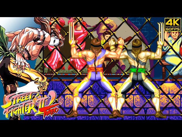 Street Fighter II: Champion Edition - Vega (Arcade / 1992) 4K 60FPS 