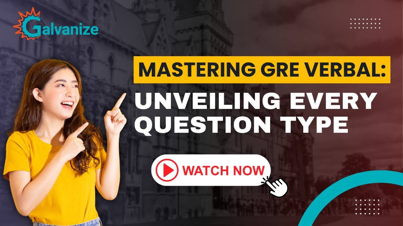 🔴 Mastering GRE Verbal: Unveiling Every Question Type