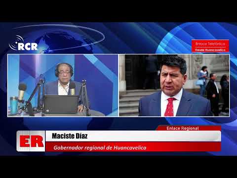 ENTREVISTA A MACISTE DÍAZ, GOBERNADOR REGIONAL DE HUANCAVELICA