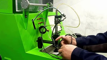 NANT EPS207 is testing b-osch coding common rail injector test bench