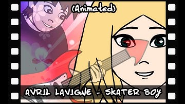 ▀▄▀▄▀ Avril Lavigne - Skater boy (Sk8er boi) [Animated music video + lyrics]