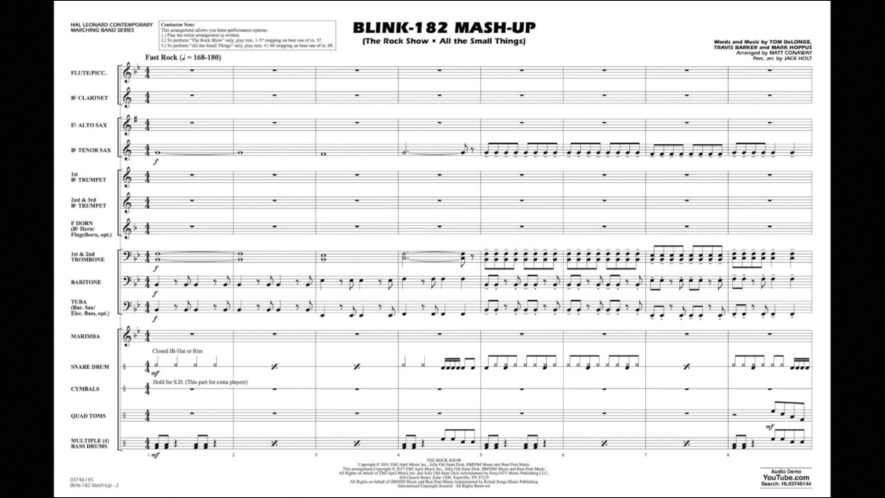 Blink-182 Mash-Up arranged by Matt Conaway