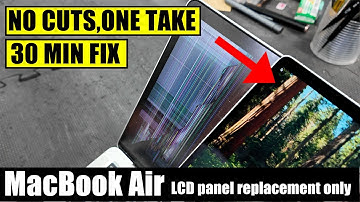MacBook Air M1 Screen Repair | LCD Panel Replacement in 30 Mins (No Cuts)
