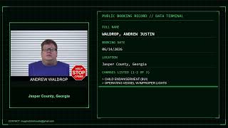 Jasper County Georgia - June 14 2026 Booking Records