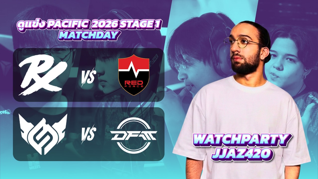 🔴Live ดูแข่ง PAPER REX vs NS l FULLSENSE vs DFM | VCT PACIFIC l !member !เติมเกม !โดเนท !kai